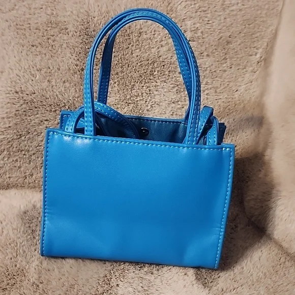 Telfar Mini Bag in Cyan Blue - Picture 5 of 8